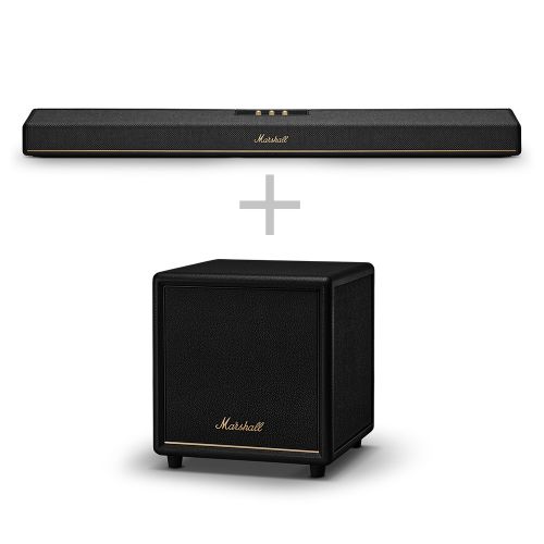 Marshall HESTON 120 經典黑 家庭劇院 + Heston Sub 200 經典黑 低音音箱