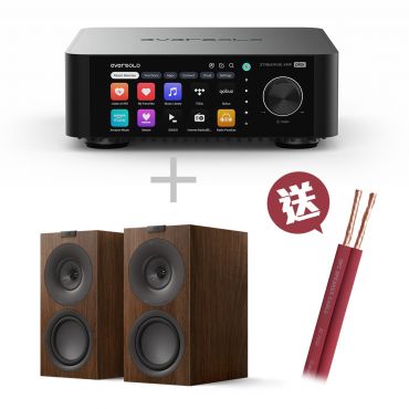 【優惠組合】Eversolo Play 串流媒體擴大機 + KEF Q Concerto Meta 三音路書架式喇叭