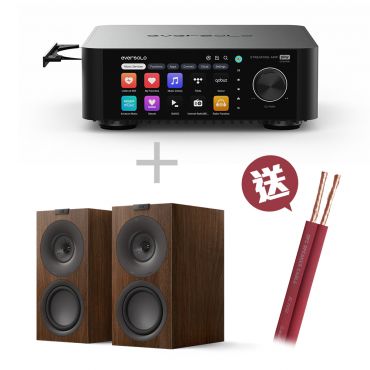 【優惠組合】Eversolo Play CD 串流媒體擴大機 + KEF Q Concerto Meta 三音路書架式喇叭